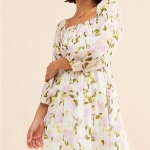 lost + wander mini dress || multi